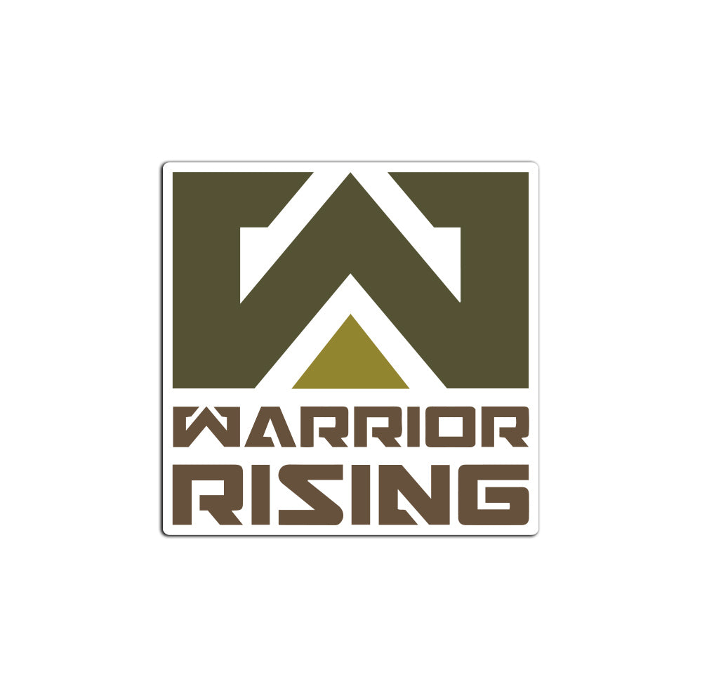 Warrior Rising Logo Sticker